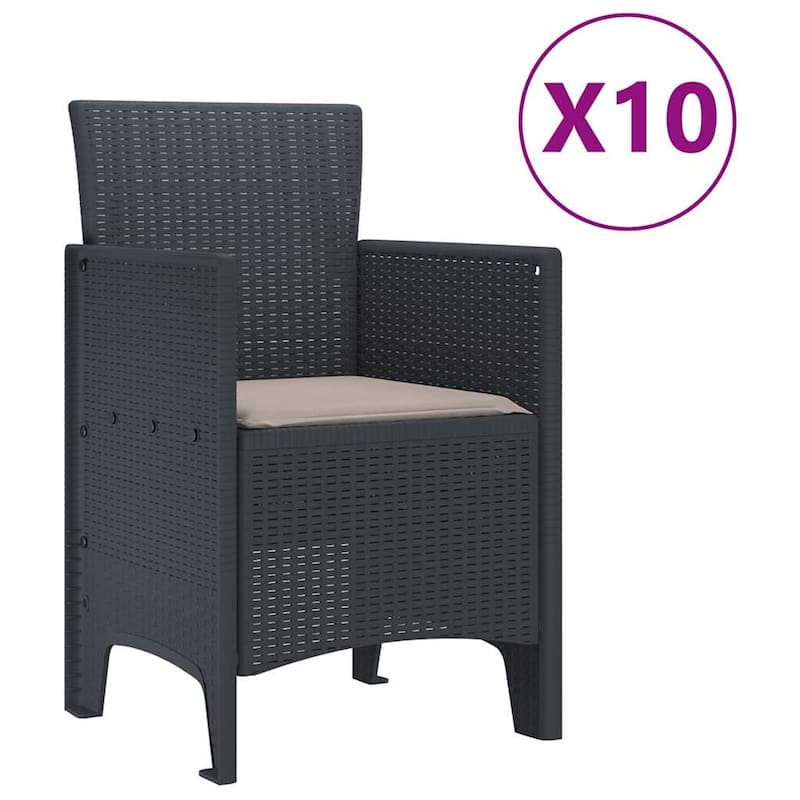 vidaXL Garden Dining Set 11/13 pcs - 118.1 x 39.4 x 28.7