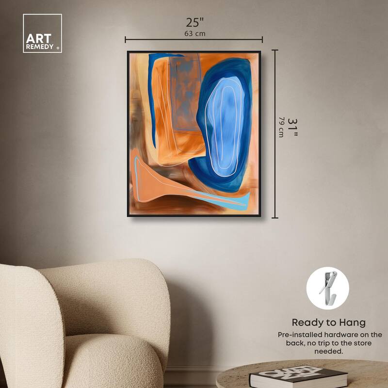 An Abstract Oil I Canvas by Art Remedy
