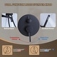 preview thumbnail 38 of 41, Solid Brass 2 Handle Wall Mounted Roman Tub Faucet With Handheld Shower