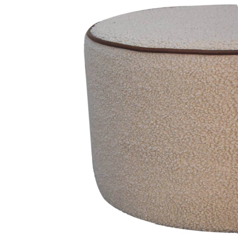 Stylish and Minimalist Large Round Footstool Easy to assemble