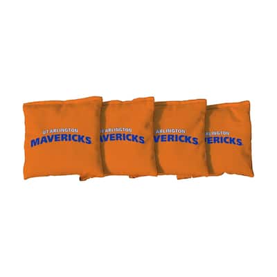 Texas Arlington Mavericks Orange Cornhole Bags