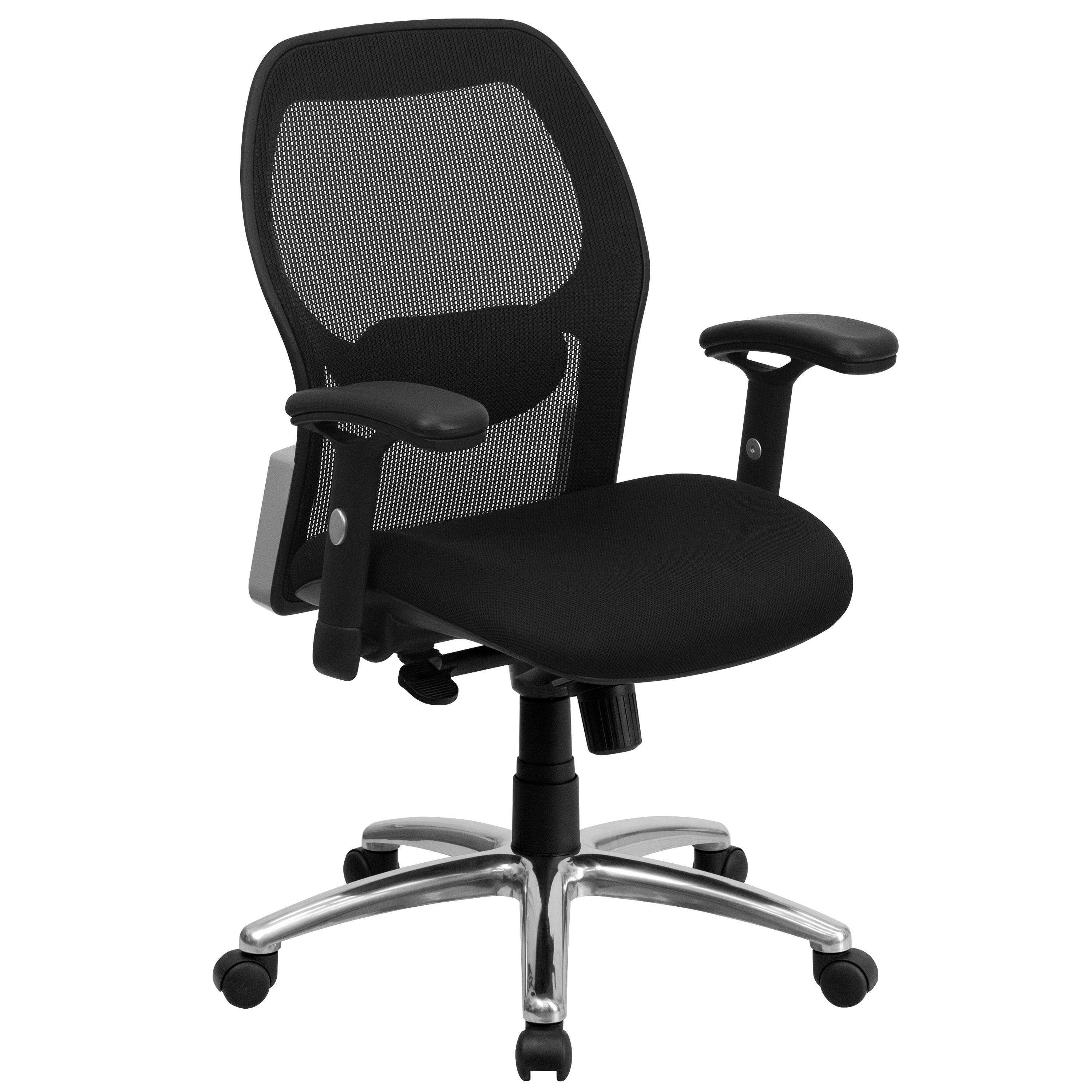 Mid-Back Super Mesh Executive Swivel Office Chair with Knee Tilt Control