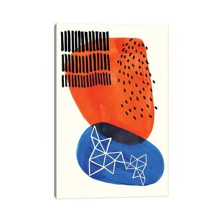 iCanvas "Orange Blue Sunset Party" by EnShape Canvas Print - Bed Bath ...
