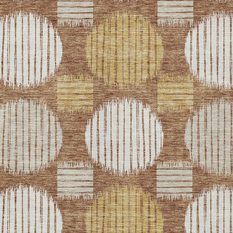 HomeRoots Geometric Transitional Rectangle Outdoor Rug