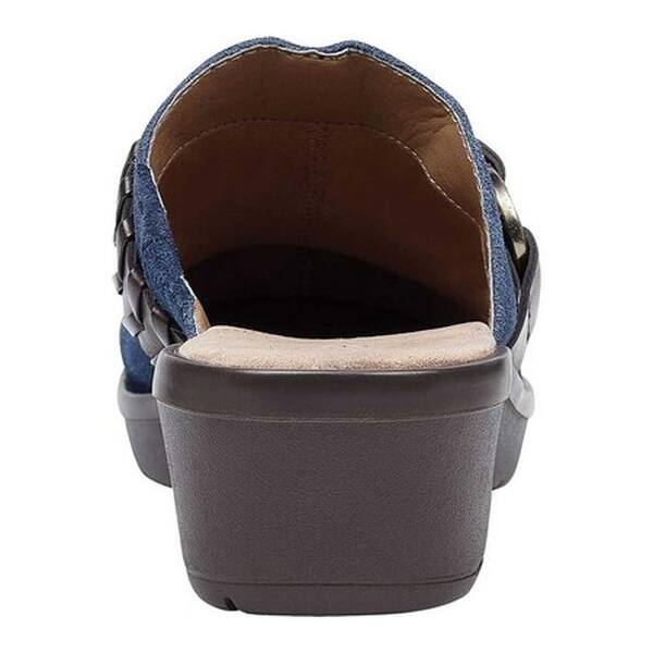 Shop Easy Spirit Women S Pierson Clog Mood Indigo Dark Brown