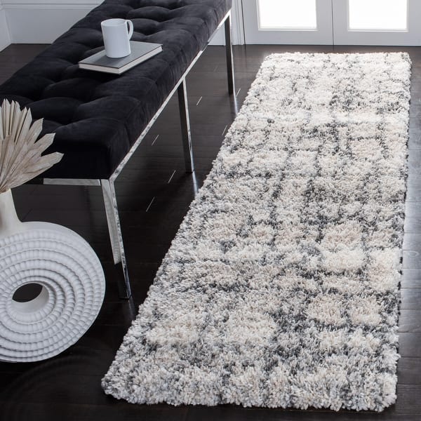slide 2 of 14, SAFAVIEH Fontana Shag Rosaleen Modern Abstract 2-inch Thick Rug