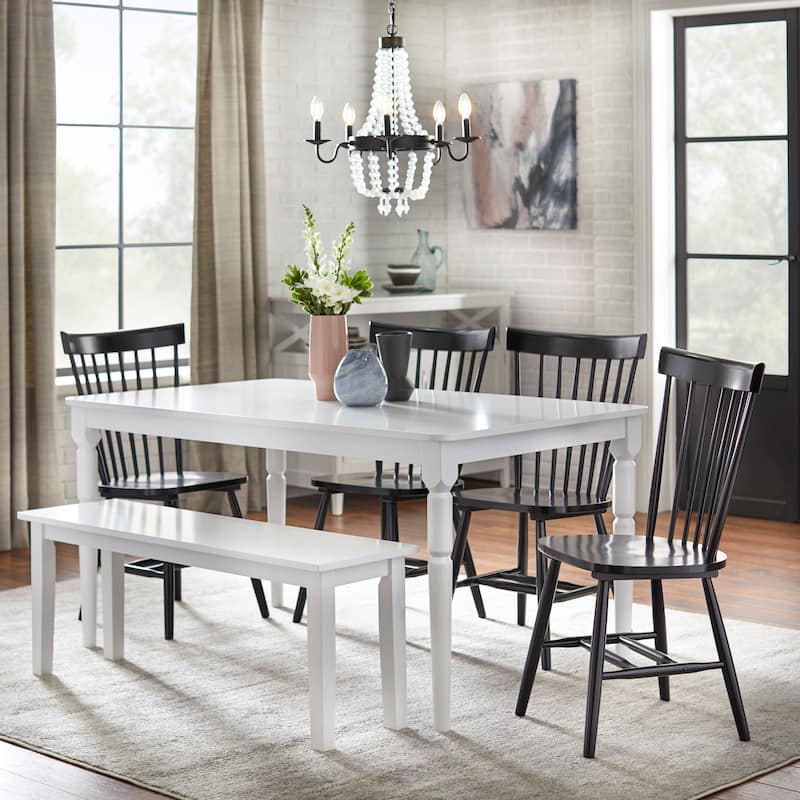 Simple Living Venice Farmhouse Dining Chairs (Set of 2)