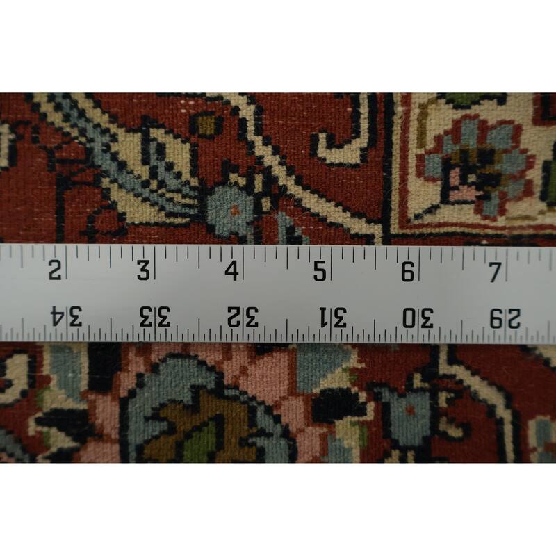 Hand Knotted Oriental 100% Wool Carpet Traditional Floral Navy Blue & Blues Bokhara Area Rug - 6' 3'' X 6' 2''