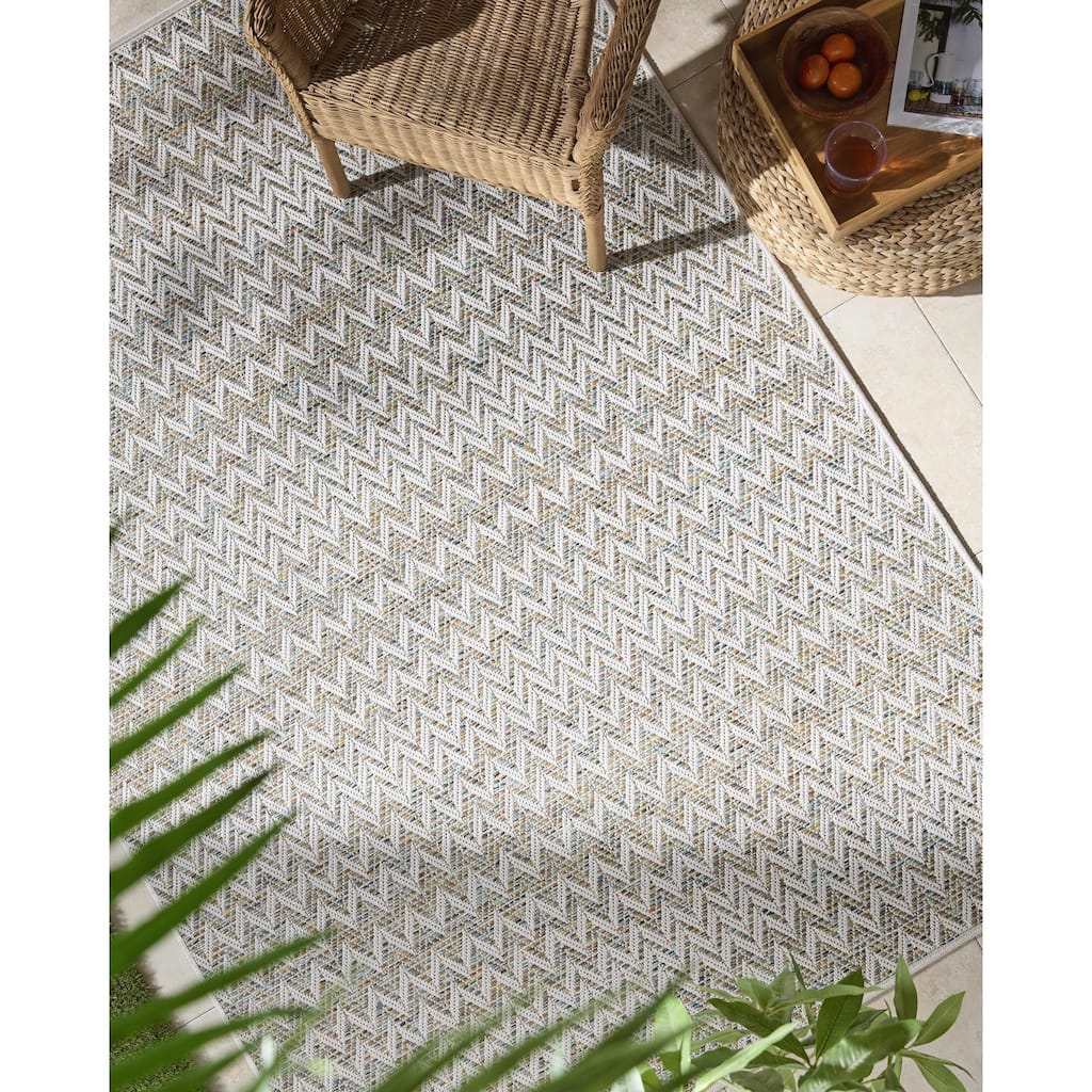 Livabliss Crete Cottage Indoor/Outdoor Area Rug