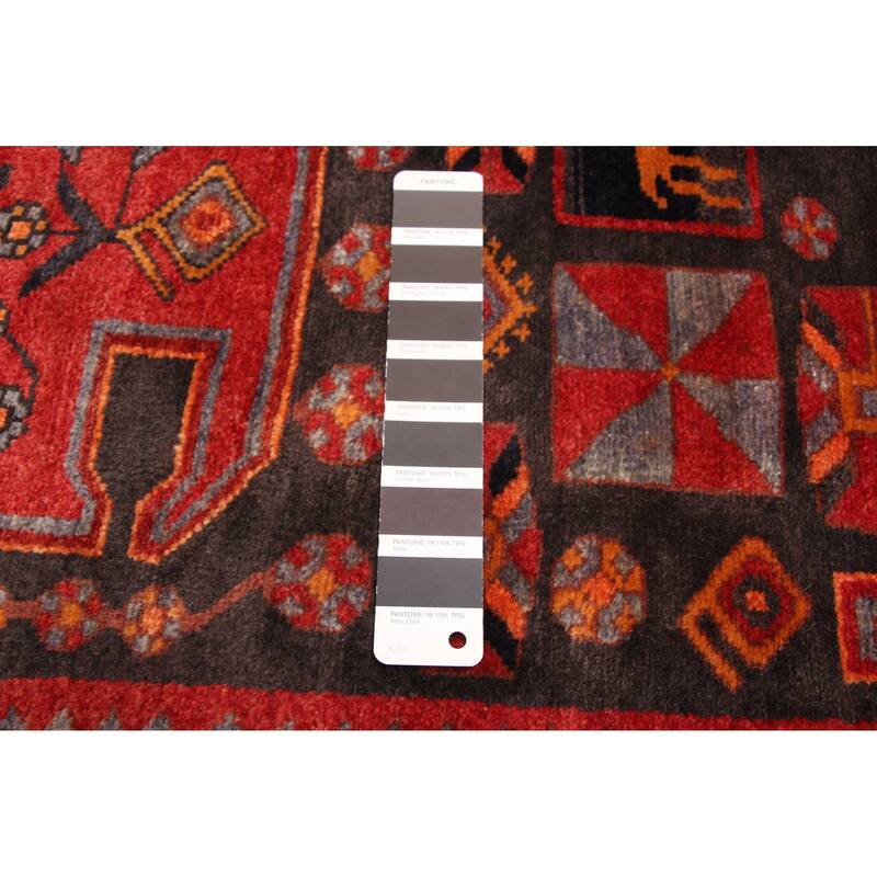 ECARPETGALLERY Hand-knotted Konya Anatolian Black, Red Wool Rug - 4'2 x 10'6