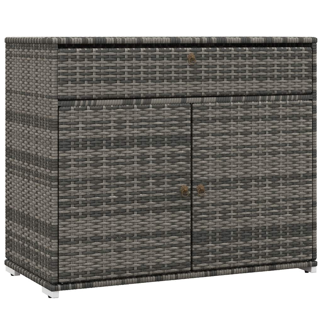 Outsunny Outdoor Towel Rack & Pool Toy Cabinet