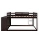 preview thumbnail 24 of 25, Full over Full Wooden Bunk Bed with Storage Drawers and Shelves