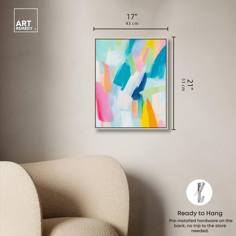 Whirlwind of Color I Canvas by Art Remedy