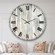 preview thumbnail 8 of 8, Designart 'A Woodland Walk into the Forest VII' Modern Farmhouse Wall CLock 36 in. wide x 36 in. high