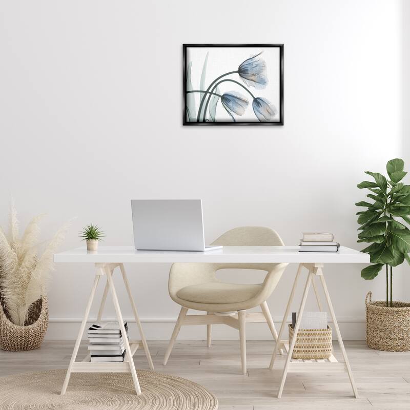 Stupell Trendy Mod Tulips Framed Floater Canvas Wall Art Design By Albert Koetsier