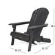 preview thumbnail 28 of 49, Bellwood Outdoor Acacia Wood Folding Adirondack Chairs (Set of 2) by Christopher Knight Home
