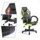 preview thumbnail 17 of 20, Modern PU Leather Gaming Office Chair, Lumbar Support Adjustable Height Computer Chair with Wheels and Swivel Task Chair