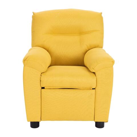 Q-Max Modern Kids Recliner Sofa Chair with Pillow Top Armrest and Footrest