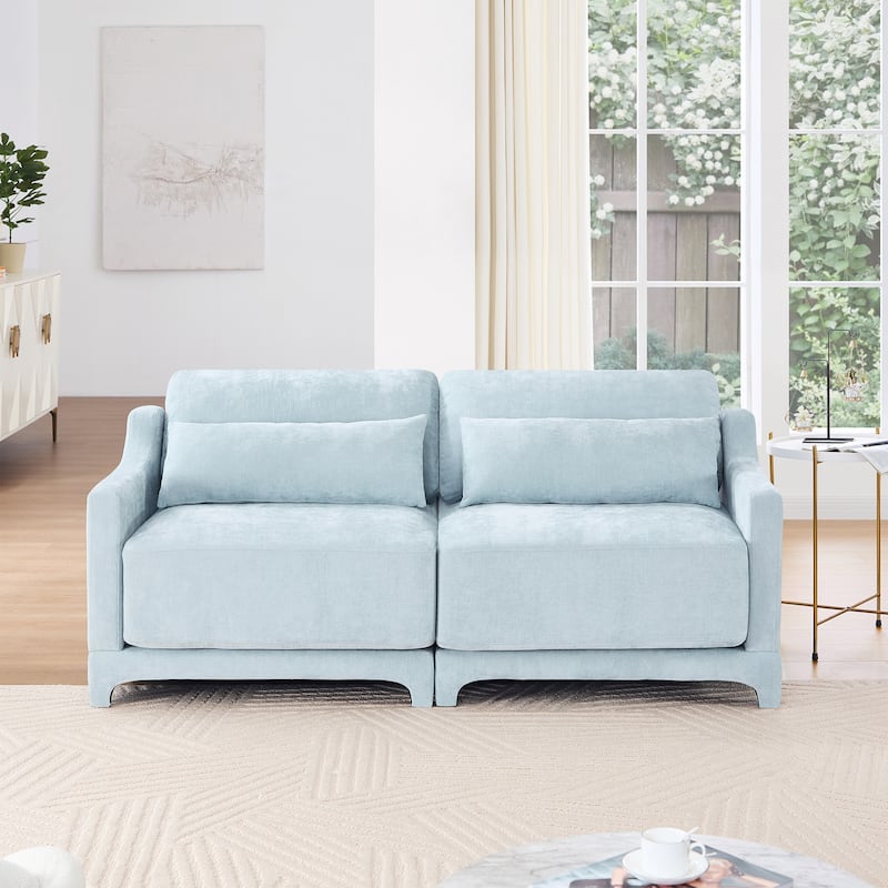 GDFStudio - Llewellyn Two-Seater Chenille Sofa