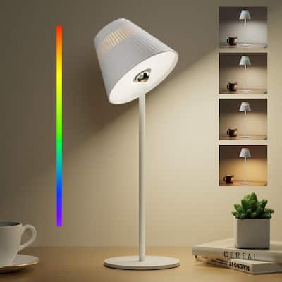 Honeywell Rechargeable LED wireless table Lamp 4 Colors 9 RGB Touch Dim​​ bedside night light