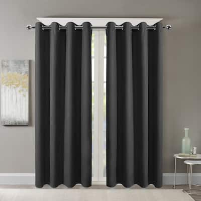 Pro Space Room Solid Grommet Top Curtain Insulated Thermal Blackout Window Drape (1 Panel)