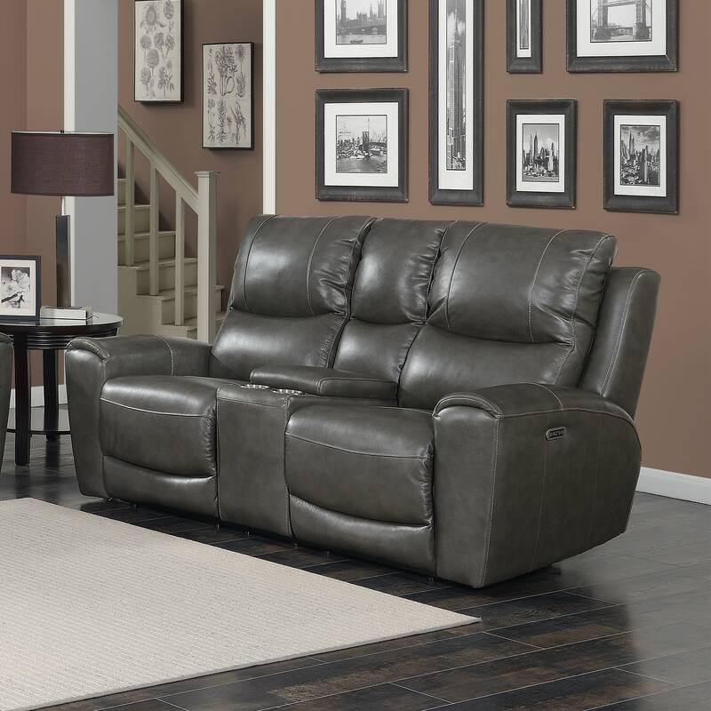 Steve Silver Fyti Top Grain Leather Power Reclining 3-piece Set