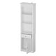 preview thumbnail 29 of 48, Large Entertainment Center Bookshelves 57x38 inch Hutch Space for TV