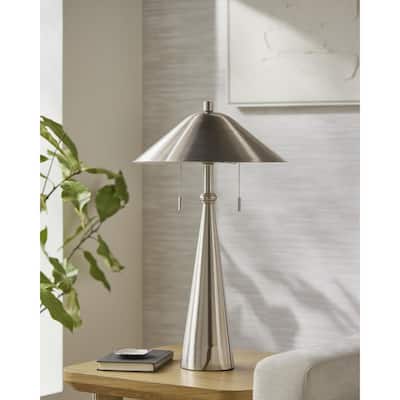 Livabliss Tamago Traditional Accent Table Lamp - 26"H x 15"W x 17"D