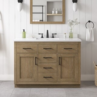 OVE Bailey Bathroom Vanity with Power Bar