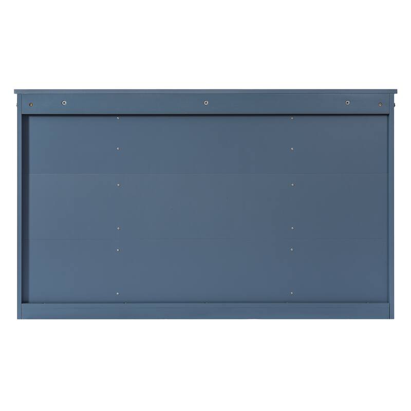 Roomfitters 47 Inch Wall Mount Medicine Cabinet, Mirror Storage with Open Shelves & Adjustable Shelf