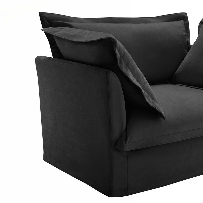 Comfortable Detachable-Covered 2-Seat Sofa for Small Spaces, Stylish and Versatile