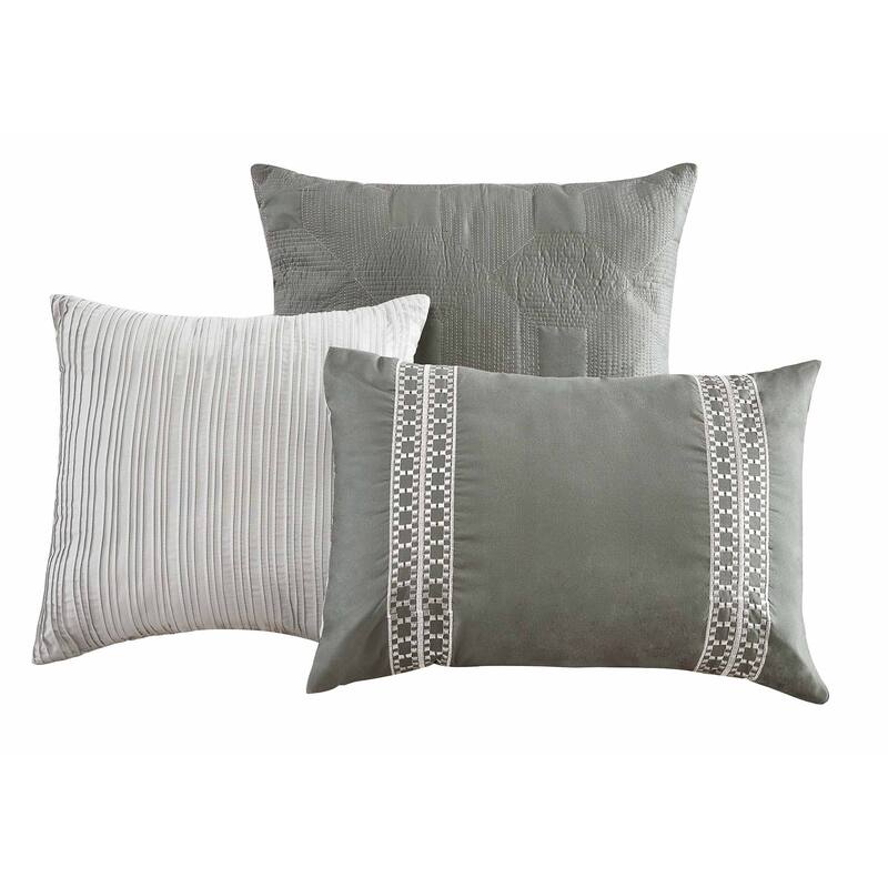 Riverbrook Home Aiken Grey 10 Piece Bed in a Bag