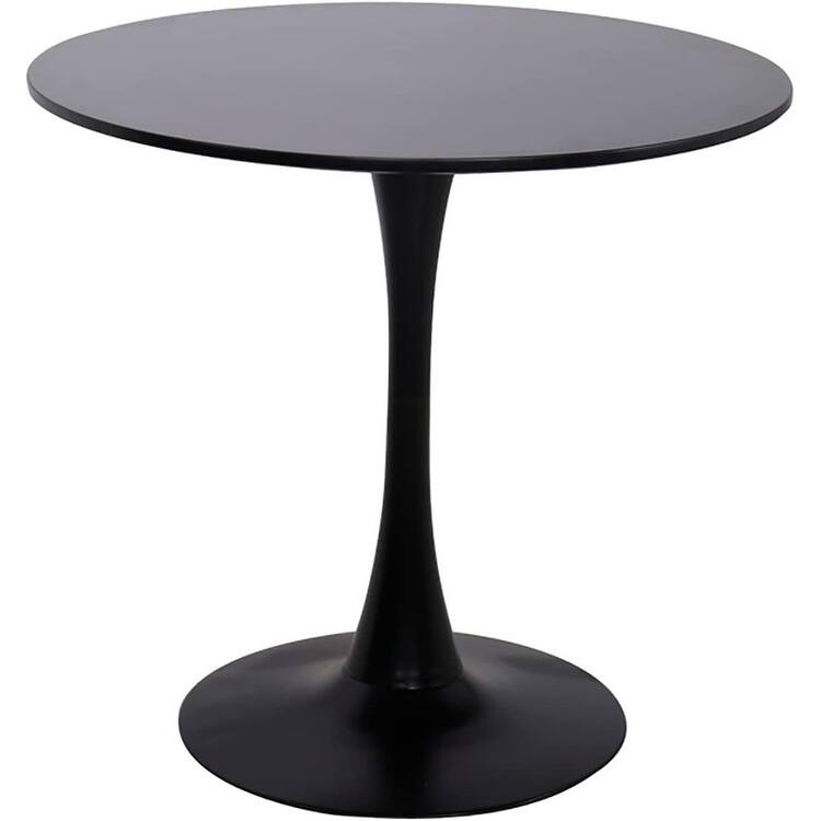 Modern Round Dining Table, 31.5" Kitchen Dining Room Furniture