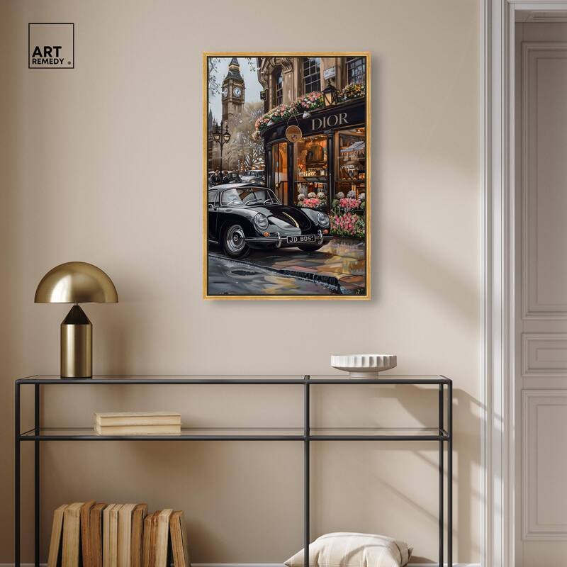 A View of London from the Car Canvas by Art Remedy