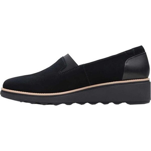 clarks sharon dolly black suede