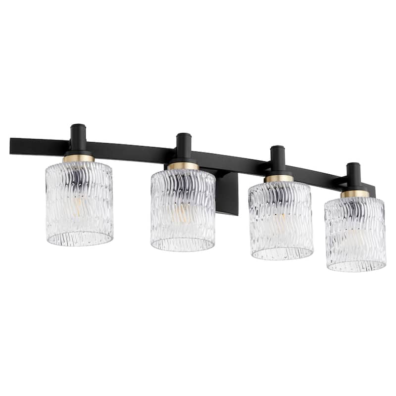 Quorum International Stadium 3 Light 33" Wide Bathroom Vanity Light