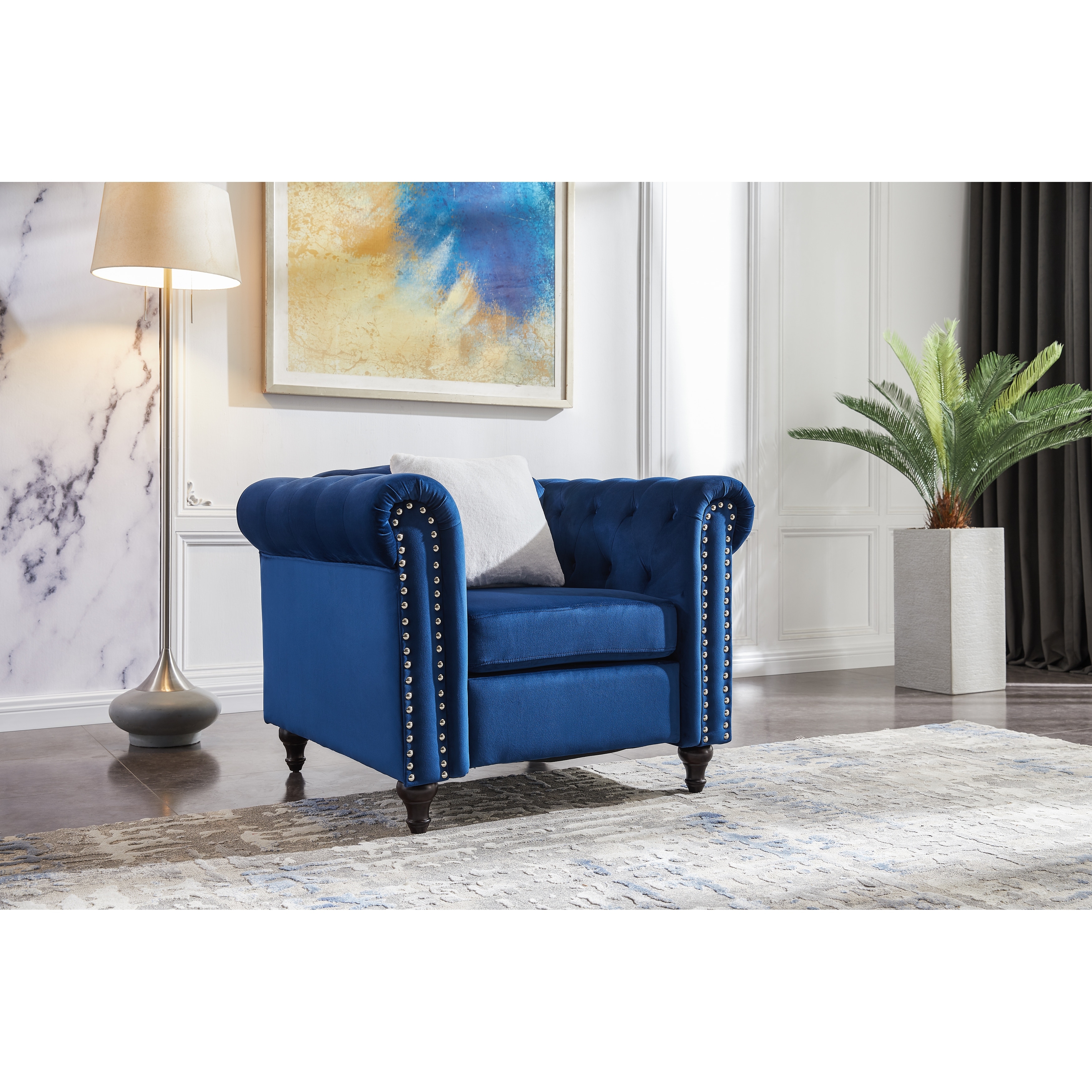 Blue 2025 couch chair