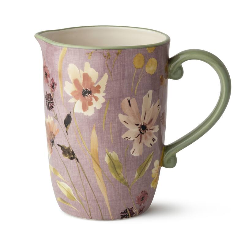 Certified International Wildflowers 104 oz. Pitcher - 9.25"L x 6.00"W x 8.75"H