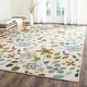 preview thumbnail 17 of 20, Safavieh Handmade Four Seasons Nichelle Floral Rug 8' x 10' - Ivory/Multi - Rectangle