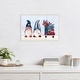 preview thumbnail 6 of 9, American Gnome I by Yvette St. Amant Framed Canvas Wall Art Print