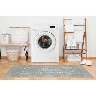 ALEXA Laundry Room Mat in Sky - On Sale - Bed Bath & Beyond - 39123459