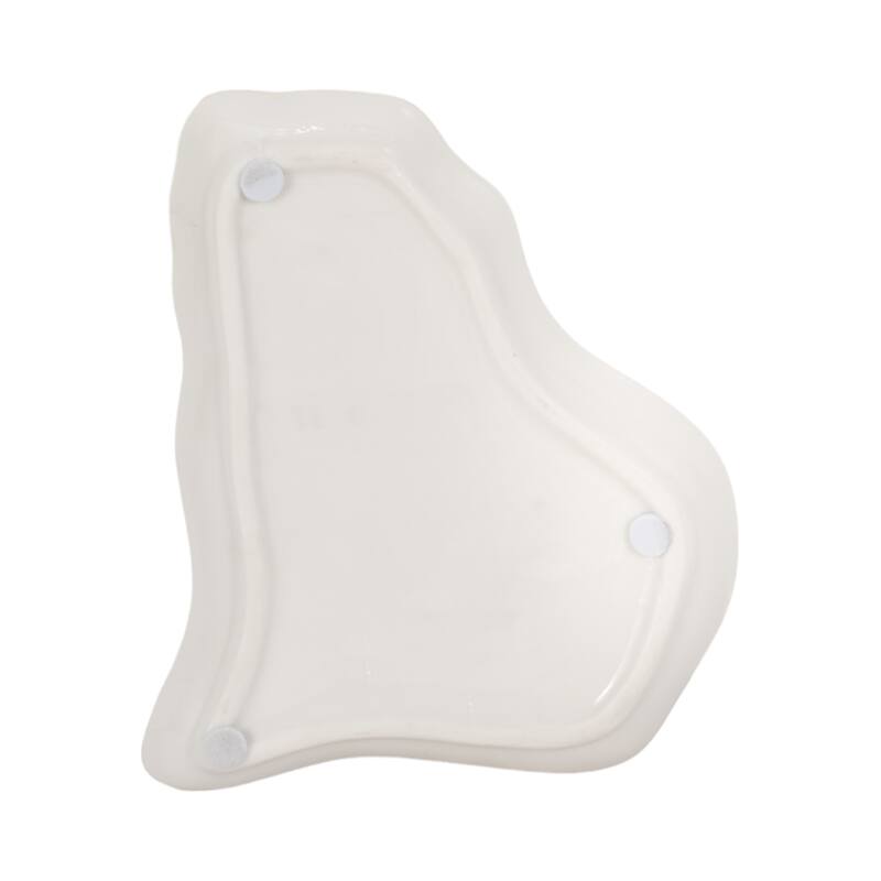 Sagebrook Home Dog and Cat Trinket Tray With Gold Detail, White/Black