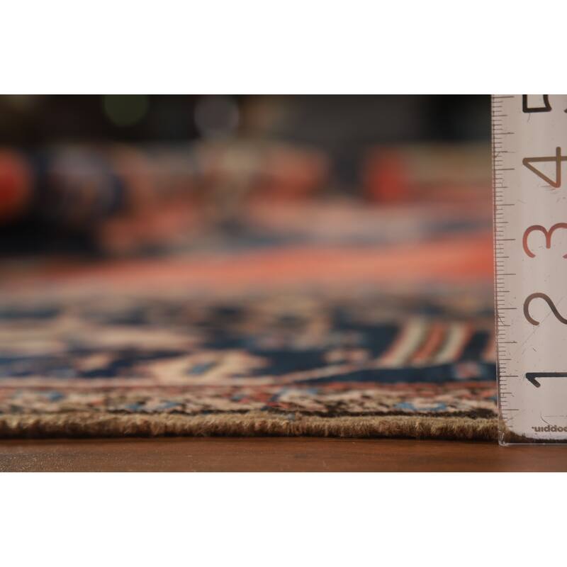 Hand Knotted Oriental 100% Wool Carpet Traditional Tribal Oranges & Rust Heriz (serapi) Area Rug - 15' 10'' X 11' 10''