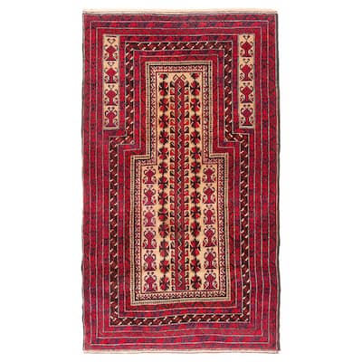 Teimani Tan Rug 3'0" x 5'4" - 3'0 x 5'4
