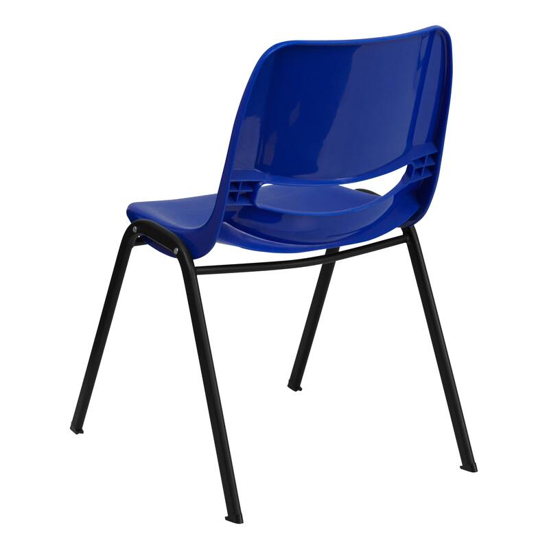 5 Pack 440 lb. Capacity Kid's Ergonomic Shell Stack Chair - 19.25"D x 15.25"W x 24.5"H