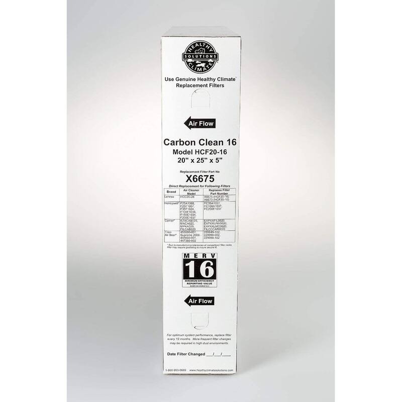 Lennox MERV 16 Media Air Cleaner, 1 Filter