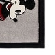 preview thumbnail 3 of 1, Licensed Disney Mickey Mouse Classic Pose Grey /Ivory/ Red Border Indoor Area Rug, Runner - 2'7" x 8'