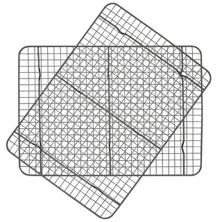 Taste of Home Set of 2 - 17.5 x 12.5-inch Non-Stick Metal Cooling Rack