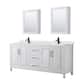 Option White / Giotto Quartz Top / Matte Black Hardware