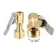 preview thumbnail 3 of 3, Air Chuck,1/4"NPT Female Open Flow Straight Lock On Tire Chuck with Clip 2pcs - Air Chuck